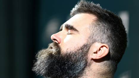 Jason Kelce bei seiner emotionalen Abschiedsrede