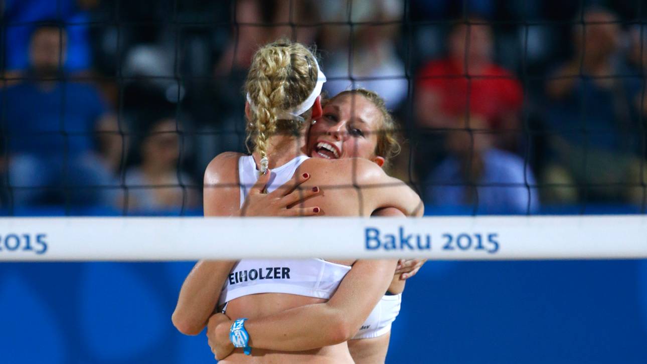 Schweiz holt Gold im Beachvolleyball