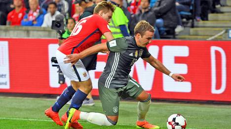 Mario Götze im DFB-Team gegen Norwegen