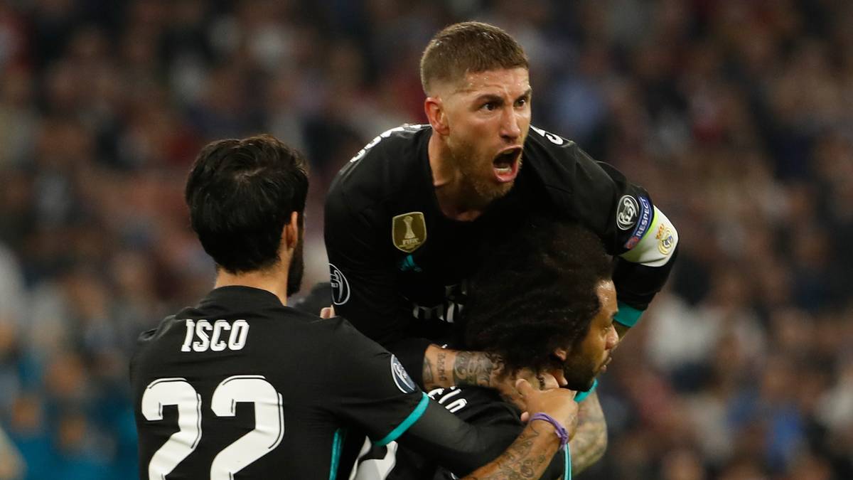 SERGIO RAMOS: Setzte mit seinem kompromisslosen Tackling gegen Lewandowski sofort ein Zeichen. Hätte eigentlich Gelb sehen müssen. Verteidigte auch danach resolut – zur Not auch mit einem Befreiungsschlag gen Tribüne. SPORT1-Note: 2