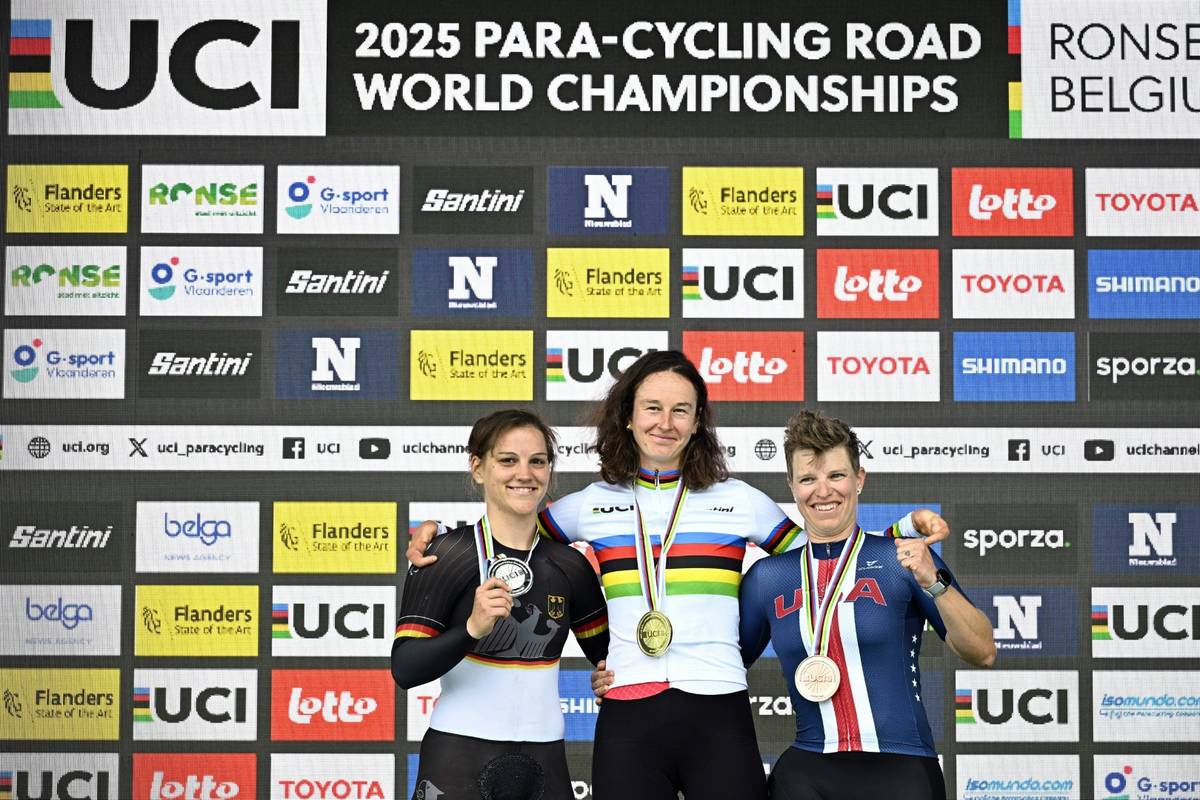 Para-Radsportlerin gewinnt WM-Silber