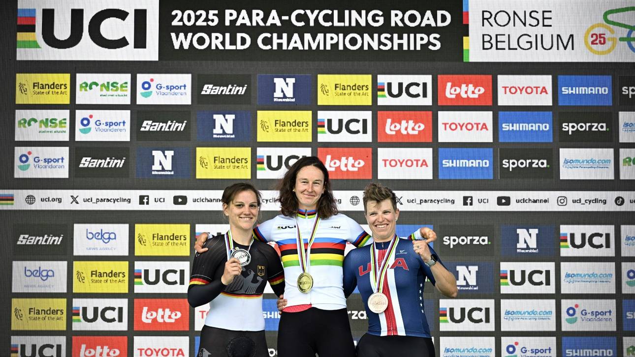 Para-Radsportlerin gewinnt WM-Silber