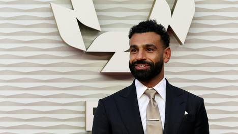 Mohamed Salah me mbërritjen për ceremoninë e çmimeve
