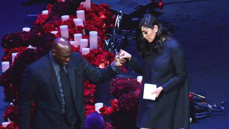 Vanessa Bryant und Michael Jordan hatten sich bereits bei der Beerdigung von Kobe Bryant unterstützt