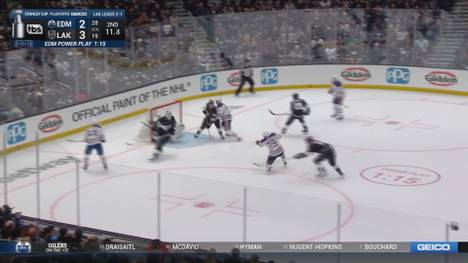 Den Edmonton Oilers gelingt in den NHL-Playoffs ein starkes Comeback. Der deutsche Eishockey-Star Leon Draisaitl ist maßgeblich für den Erfolg verantwortlich und glänzt gegen die Los Angeles Kings mit einem Doppelpack und einer Vorlage.