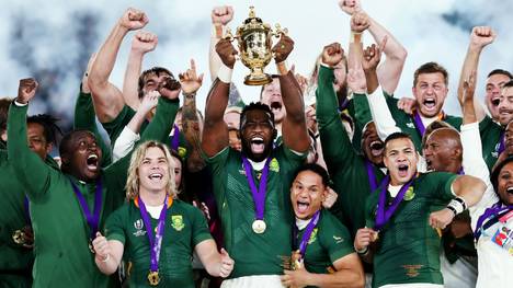 Südafrika holte im Finale gegen England zum dritten Mal den WM-Titel im Rugby
