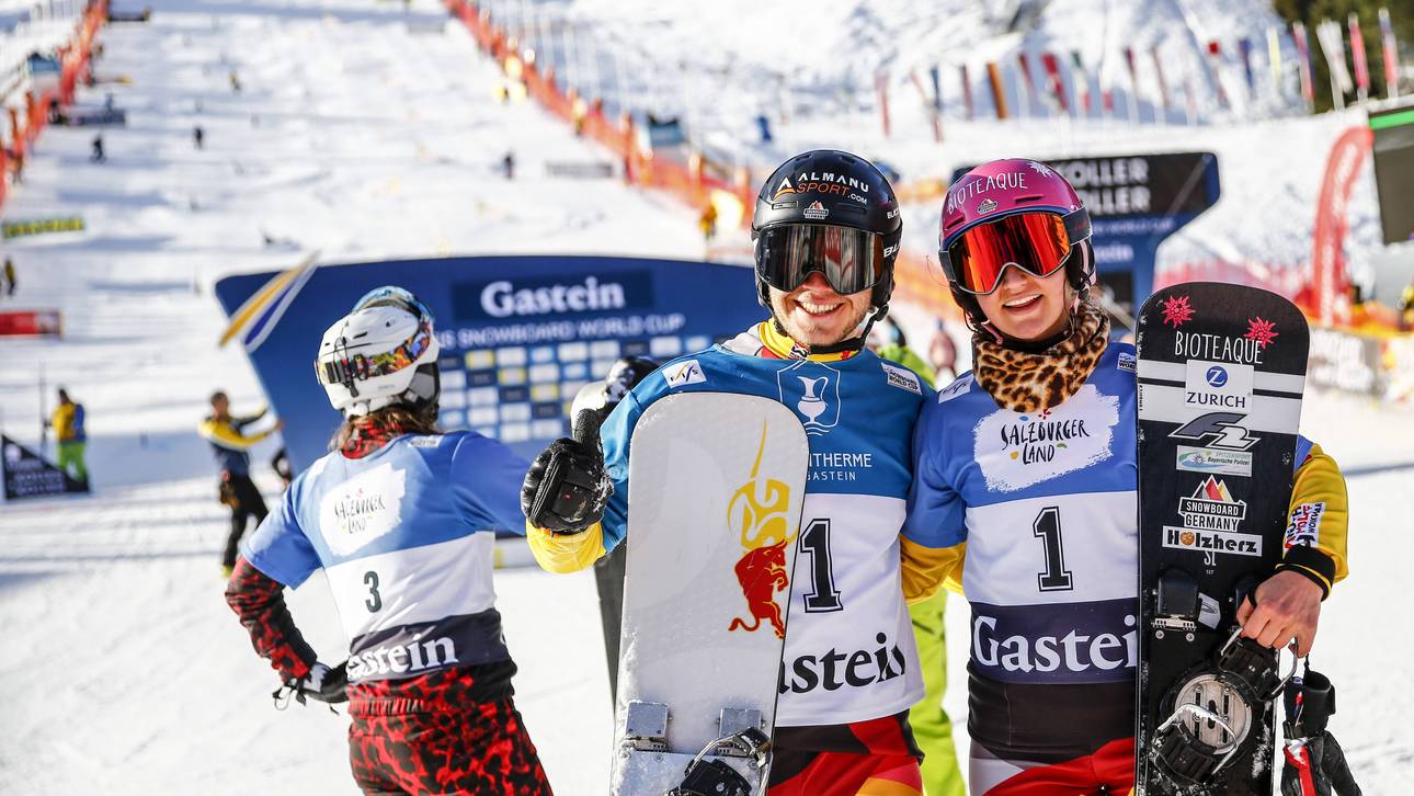 Weltcupsieg für Snowboard-Duo