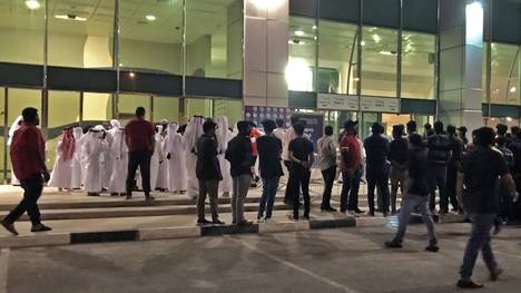 Vor dem WM-Stadion von Doha kam es zu chaotischen Szenen
