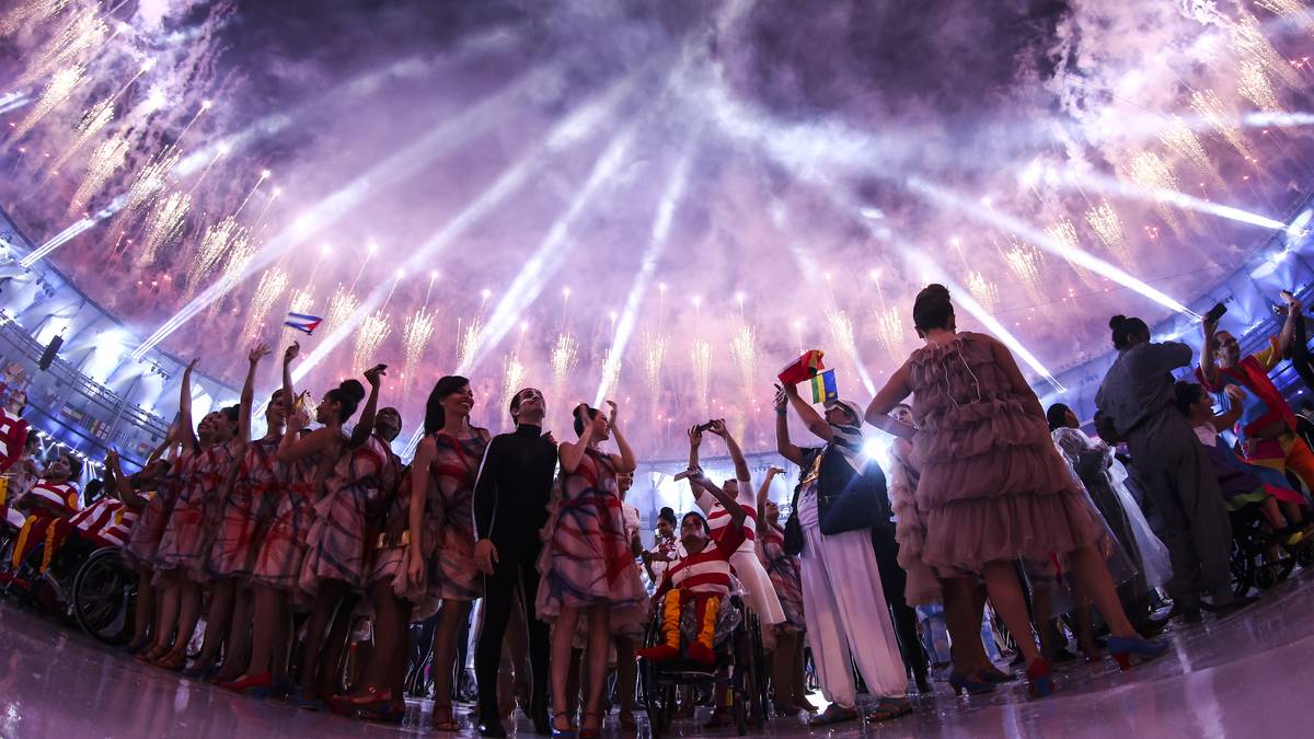 Den Teilnehmern bietet sich ein traumhafter Ausblick aus dem Stadion