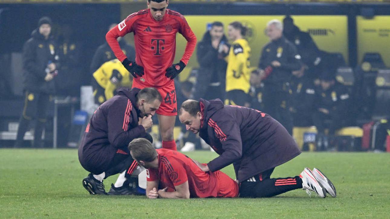 Harry Kane wurde im Topspiel behandelt