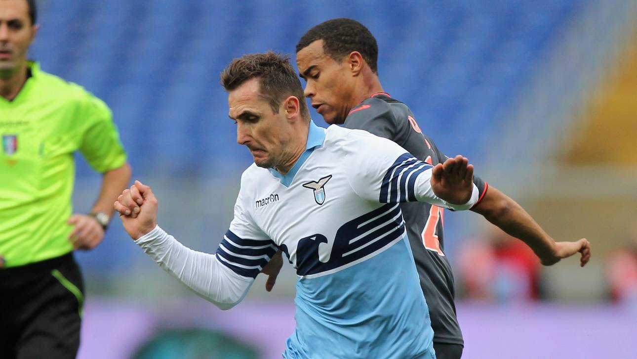 Miroslav Klose wurde in der 74. Minute ausgewechselt