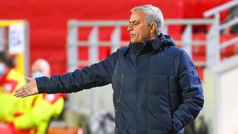 Jose Mourinho kassierte mit Tottenham Hotspur eine unerwartete Niederlage