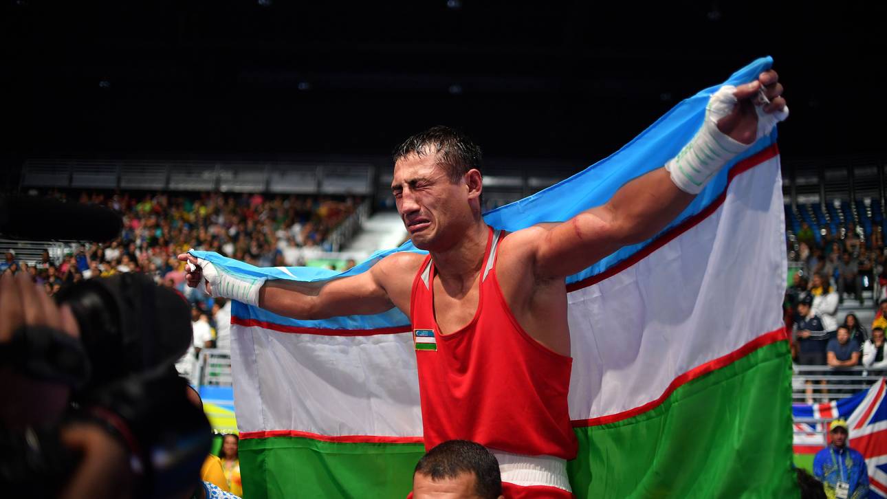 Usbeke triumphiert im Boxen