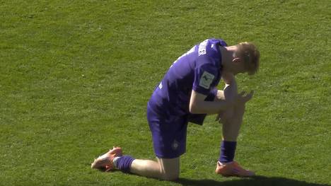 Die Highlights der Partie Erzgebirge Aue - SV Wehen Wiesbaden aus der 3. Liga im Video.