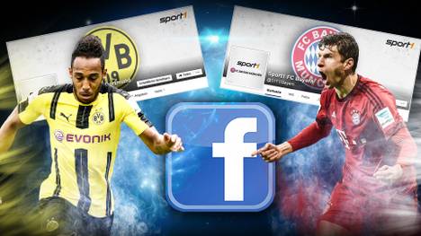 Jetzt auf Facebook: Alles zum BVB und FC Bayern