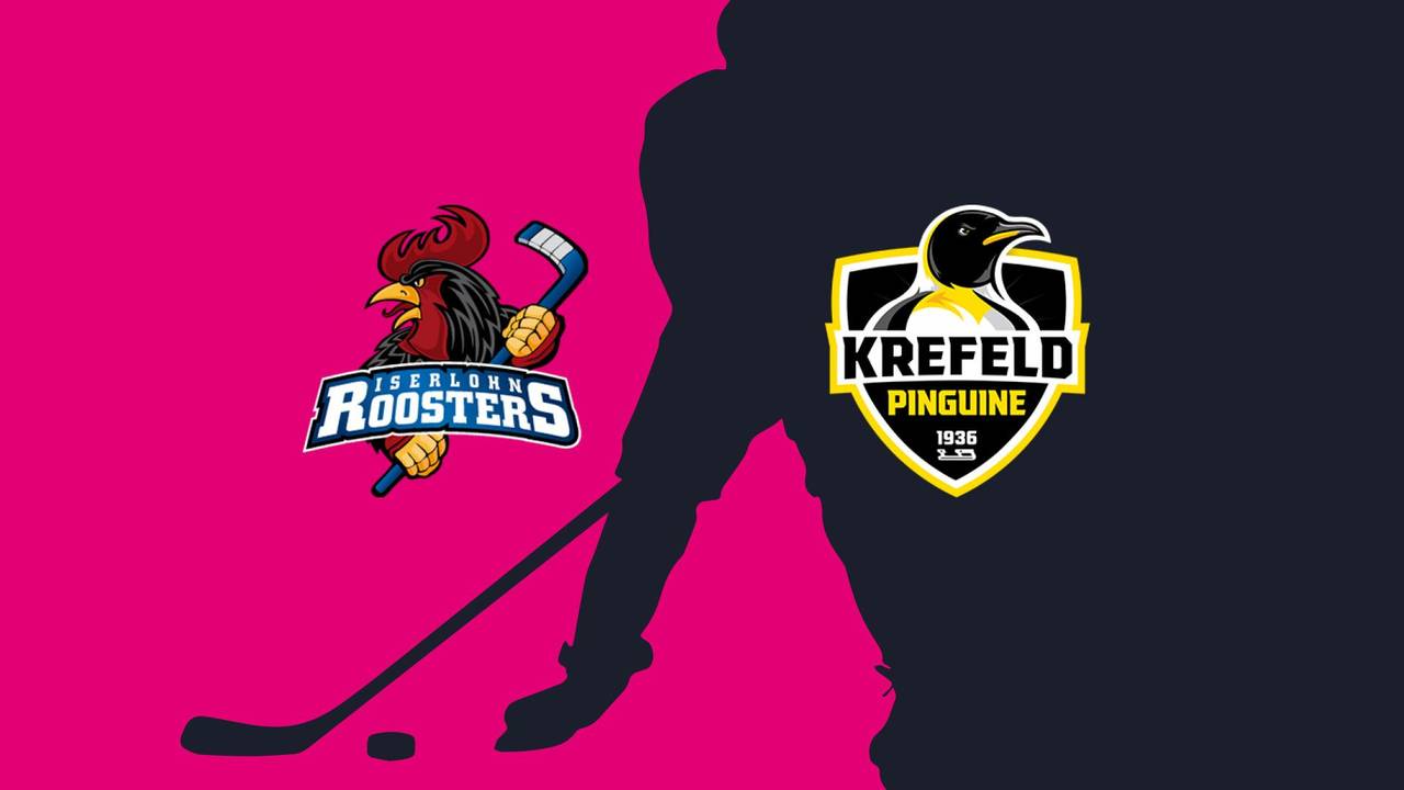 Iserlohn Roosters - Krefeld Pinguine: Tore und Highlights | PENNY DEL