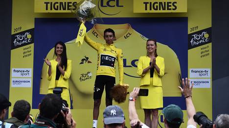 CYCLING-FRA-TDF2019-PODIUM Egan Bernal hat jetzt die besten Chancen, das Gelbe Trikot nach Paris zu bringen