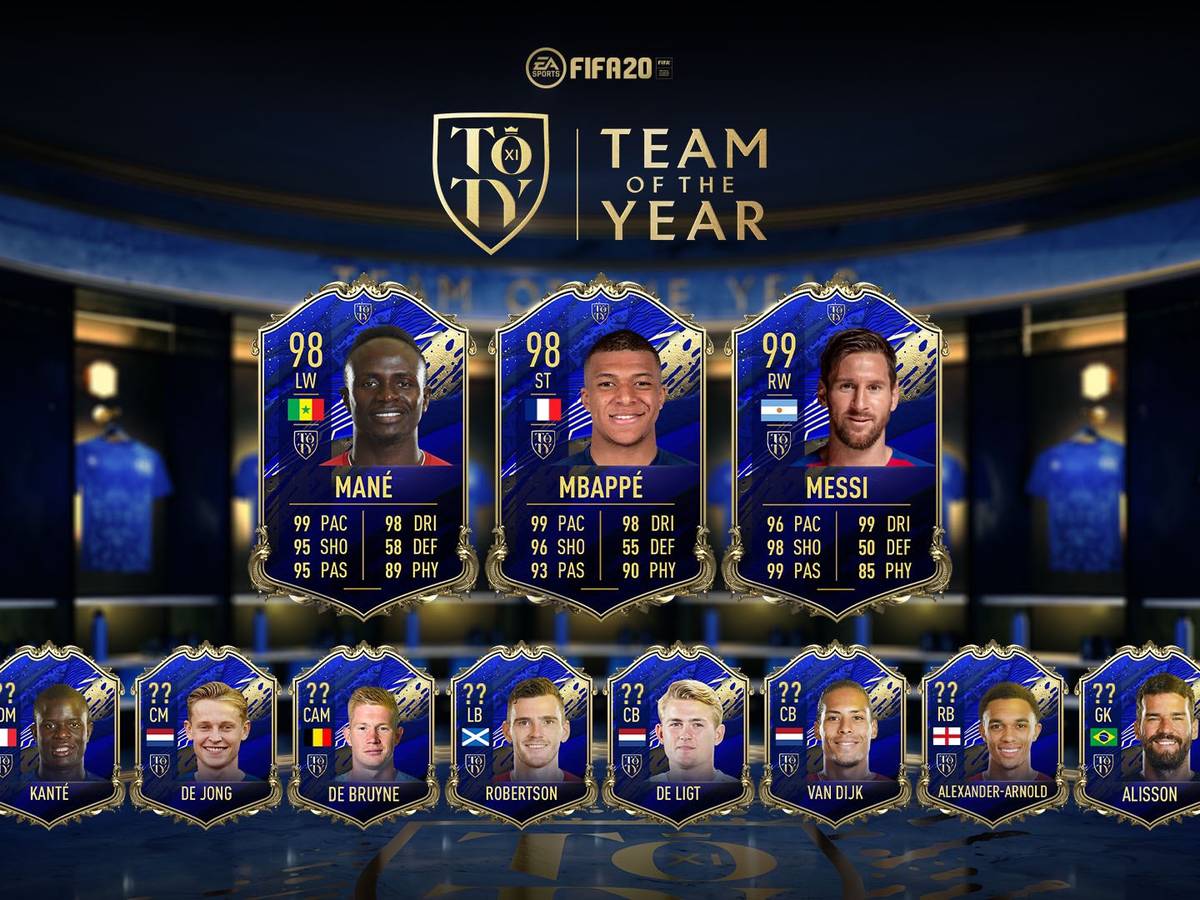 Fifa 20 Toty Das Team Des Jahres Ist Da