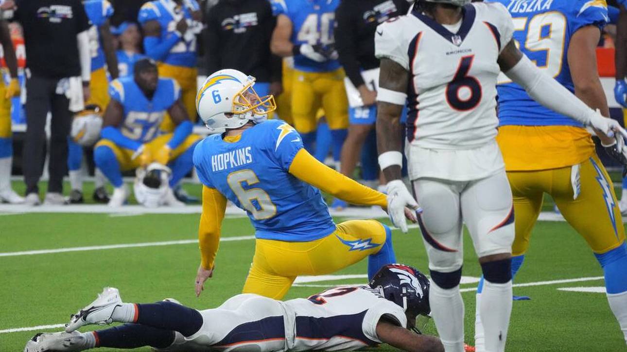 Verletzter Kicker als Chargers-Held