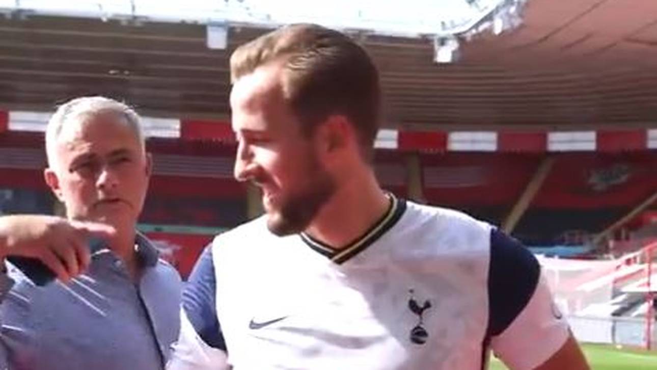 Mourinho crasht Kanes Interview