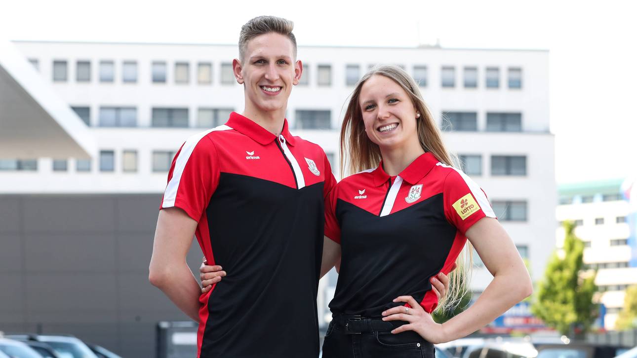 Traumpaar schwimmt zu Doppel-Gold