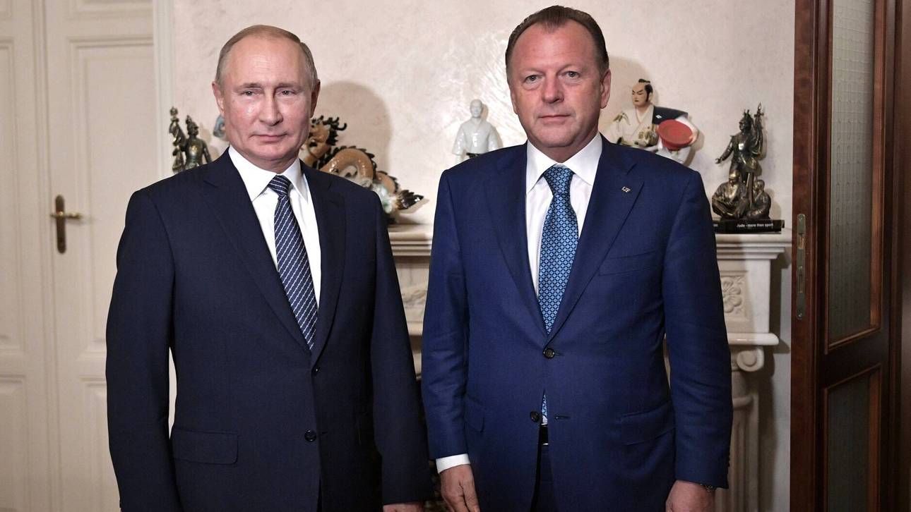 Ein Sportsfreund lässt Putin fallen