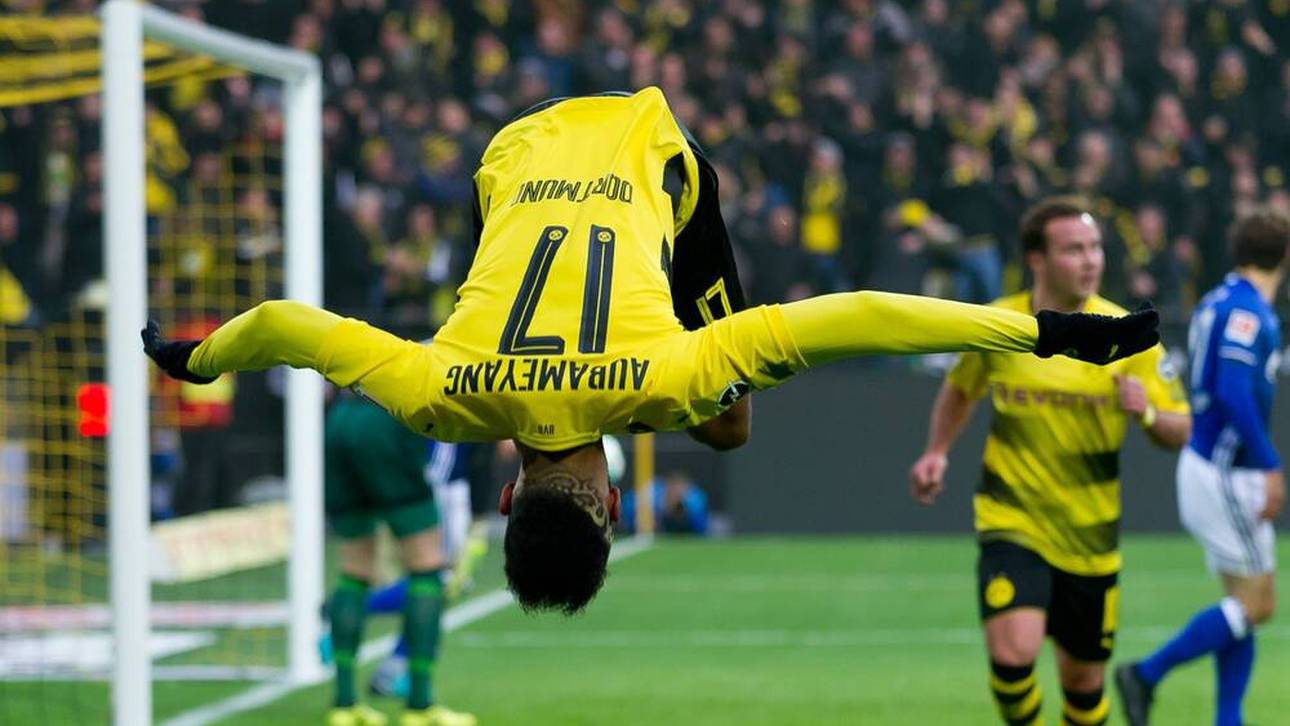 Karim Adeyemi will seine Tore beim BVB mit einem Salto bejubeln, wie einst der Ex-Dortmunder Pierre-Erick Aubameyang