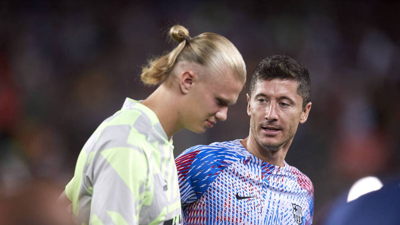 Lewy abgeschlagen hinter Haaland