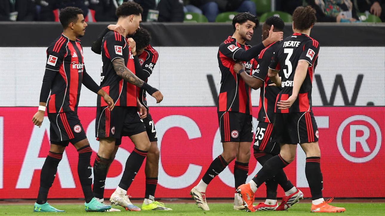 Eintracht Frankfurt rettete gegen Werder Bremen spät ein Unentschieden