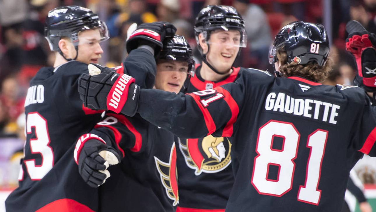 Stützle schießt Senators zum Sieg