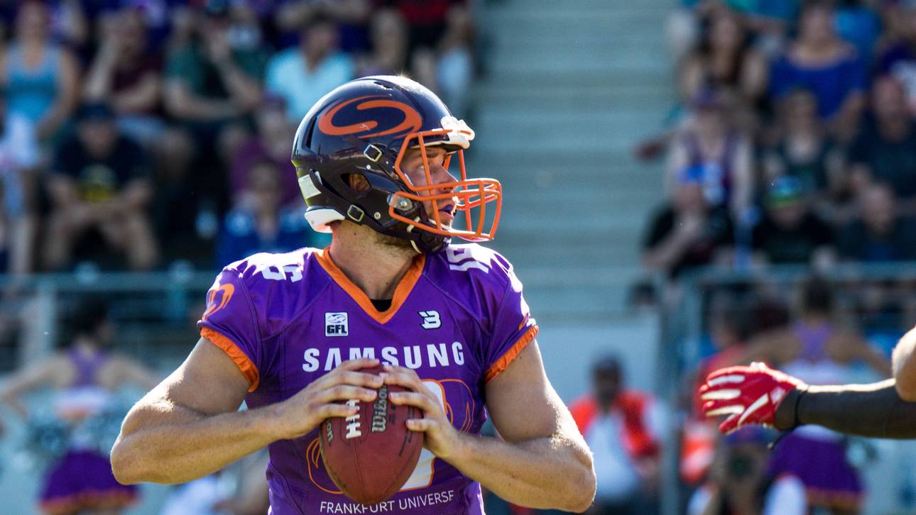 Andrew Elffers ist der Quarterback der Samsung Frankfurt Universe