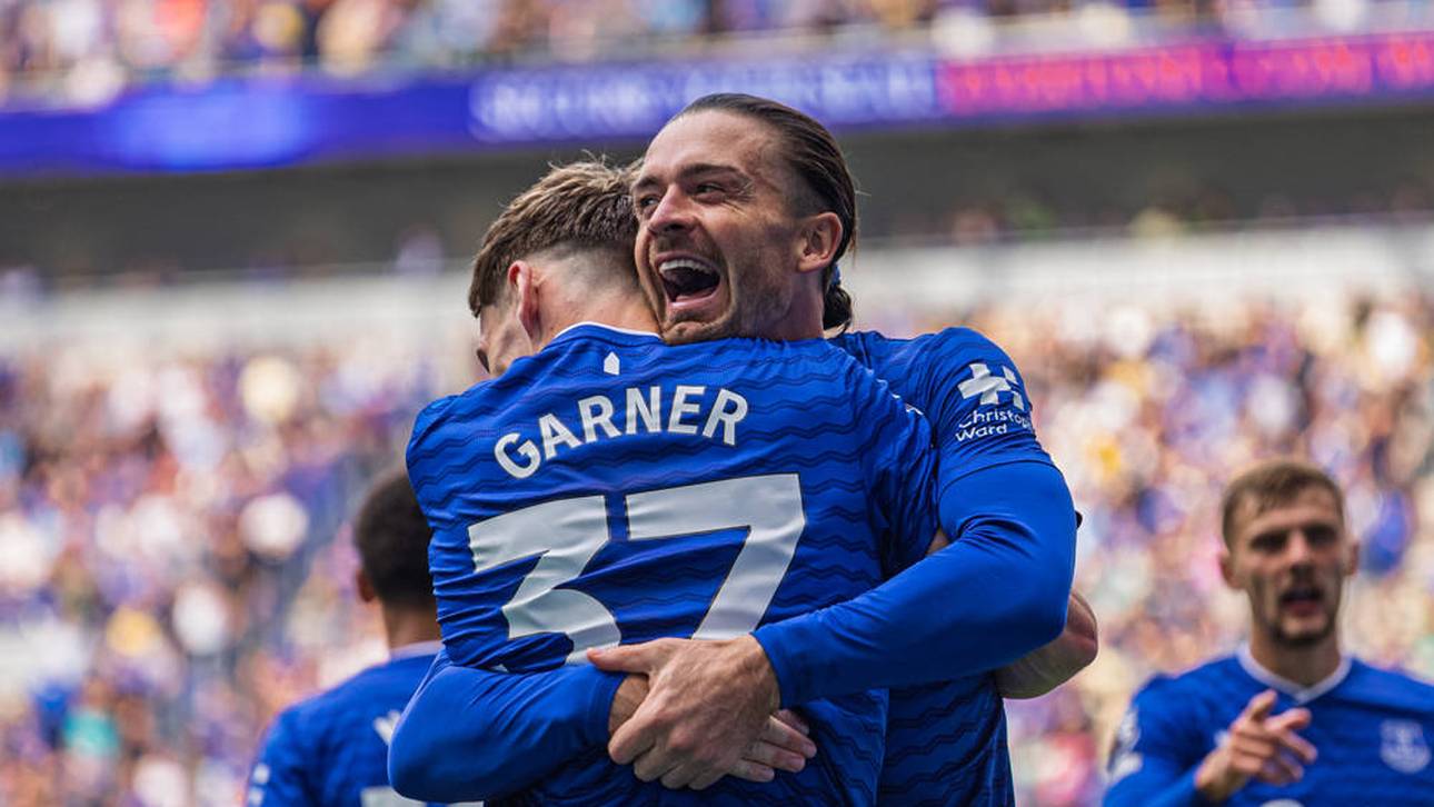 Jack Grealish (r.) lagen die Herzen der Fans beim FC Everton zunächst zu Füßen