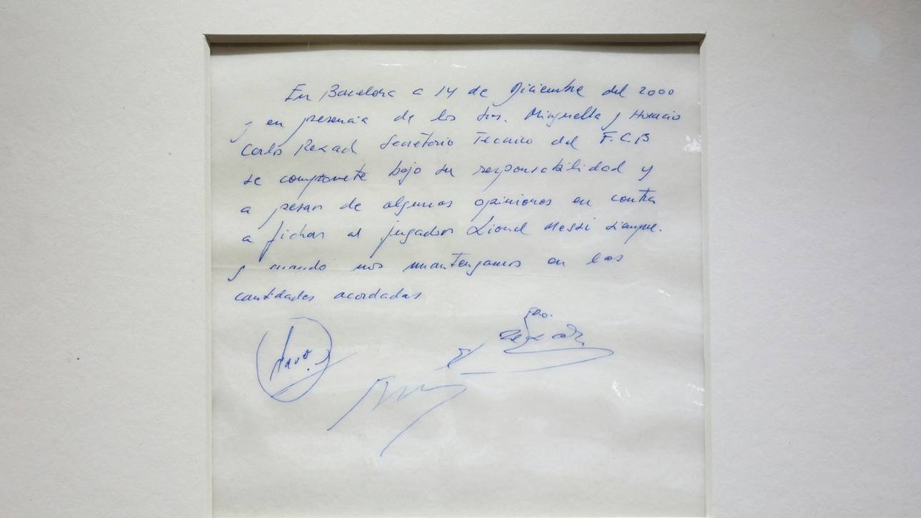 Legendärer Messi-Vertrag verkauft