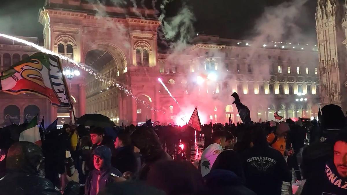 Mailand steht kopf! So wild feiert Inter den Scudetto