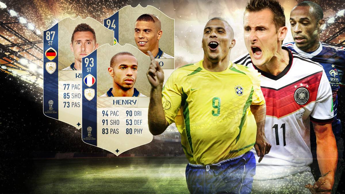 Am 29.05. veröffentlicht Electronic Arts den neuen WM-Modus für FIFA 18. Diese beinhaltet auch die Möglichkeit, online zu spielen. Dafür wurde eigens ein entsprechender FUT-Modus integriert, bei dem es auch verschiedene Icon-Karten zu erwerben gibt. SPORT1 präsentiert die Fußballlegenden des WM-Modus