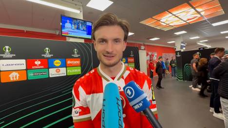 Nach dem Abpfiff in der Conference-League-Partie zwischen Mainz und Straßburg wurde es heiß. Verteidiger Stefan Posch war mittendrin im Geschehen und schildert die Vorkommnisse aus Mainzer Sicht.