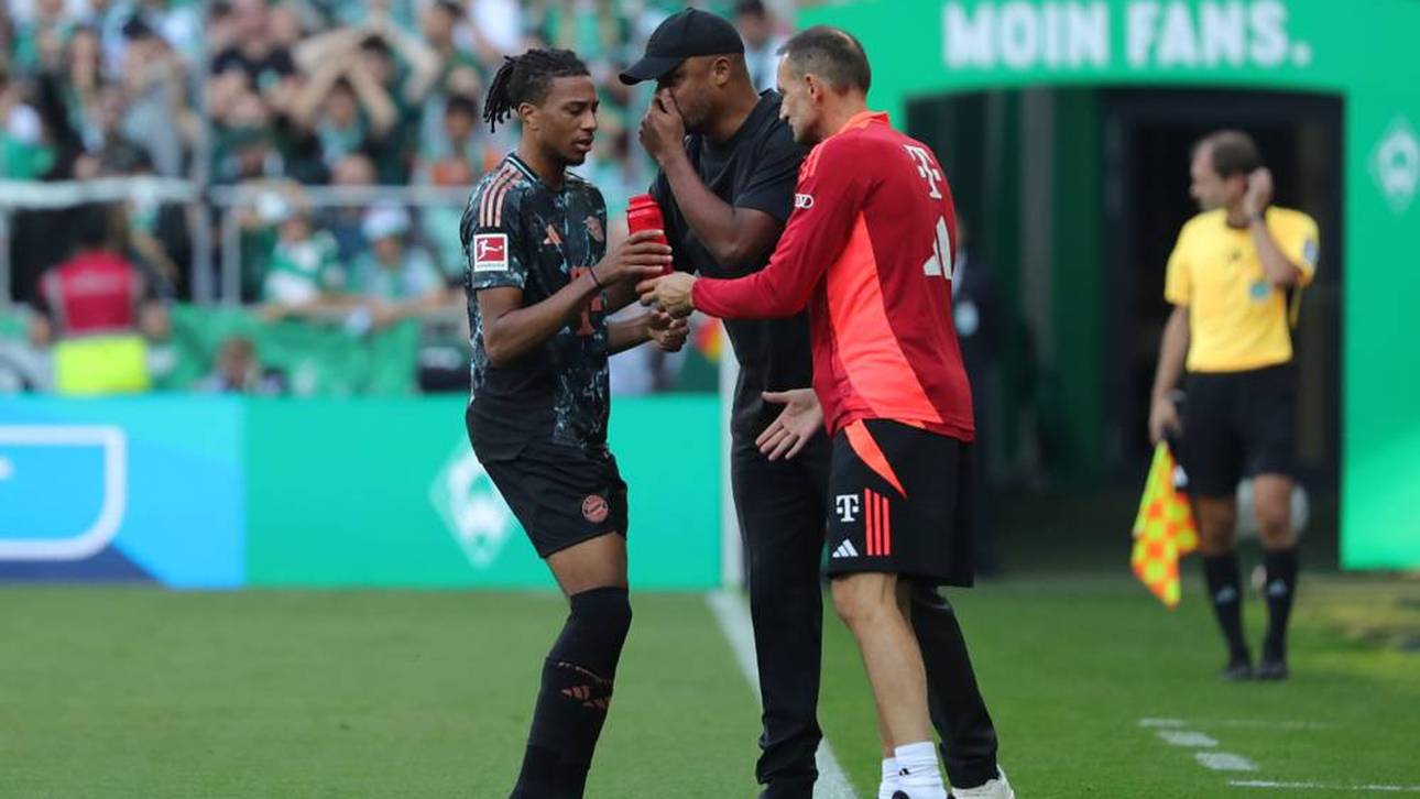 Vincent Kompany im Gespräch mit Michael Olise