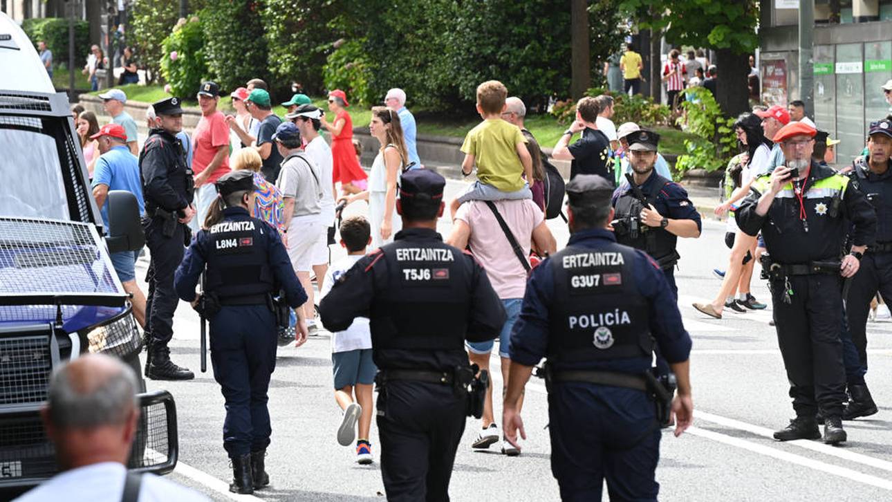 Bei der Vuelta-Etappe kam es zu chaotischen Szenen