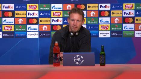 Jamal Musiala wird auch gegen Benfica Lissabon erst spät eingewechselt. Der Youngster bekommt bei den Bayern aktuell wenig Einsatzzeit. Julian Nagelsmann erklärt, warum das so ist.