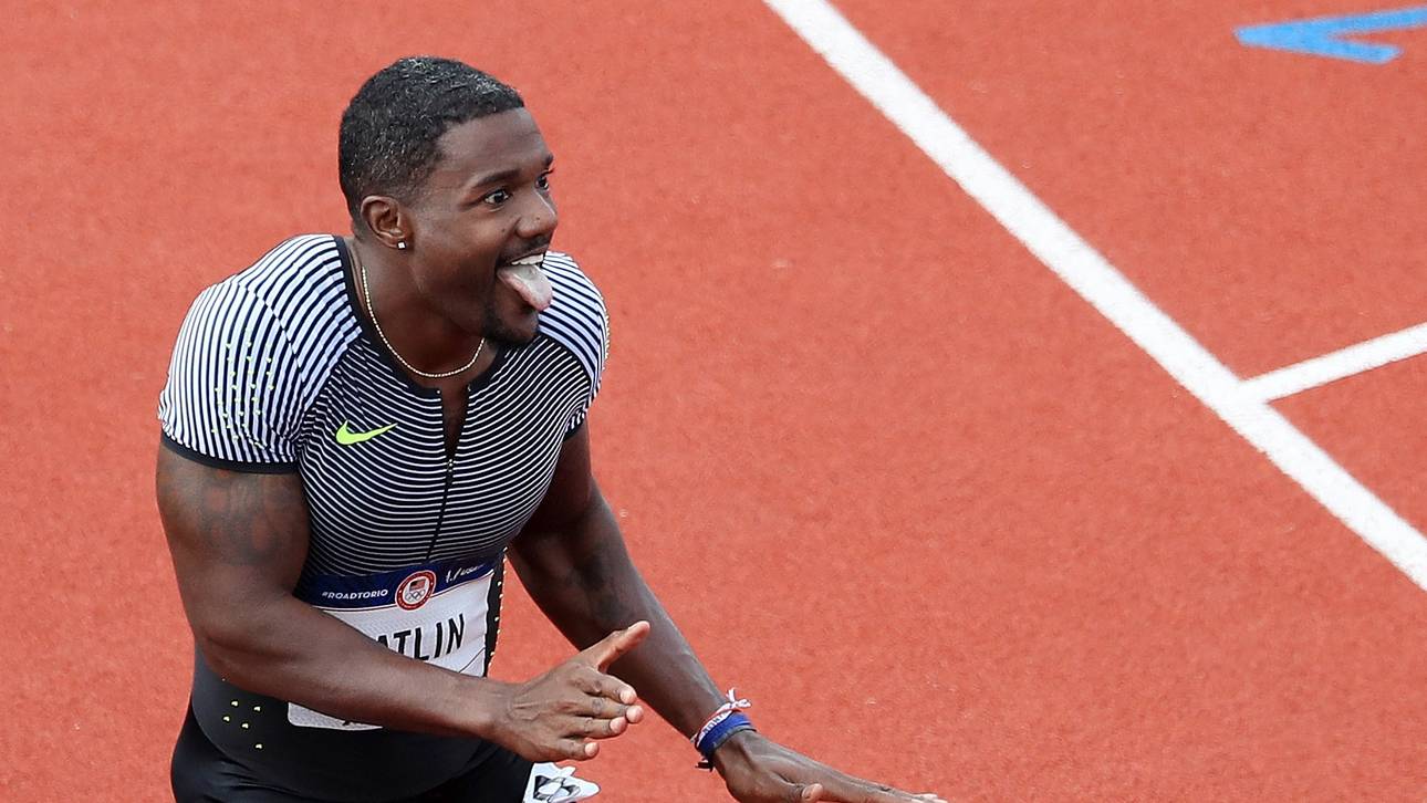 Gatlin stark, Merritt verpasst Olympia
