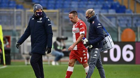 Franck Ribéry verletzte sich am Mittwoch