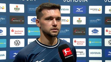VfL Bochums Kevin Stöger spricht im Interview über sein Tor gegen Borussia Dortmund.