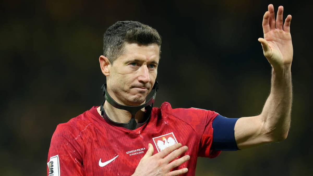Robert Lewandoski (FC Barcelona) scheiterte mit Polen im Playoff-Finale. Gut möglich, dass dem Stürmer damit eine letzte WM verwehrt bleibt. 2030 wäre bereits 41 Jahre alt