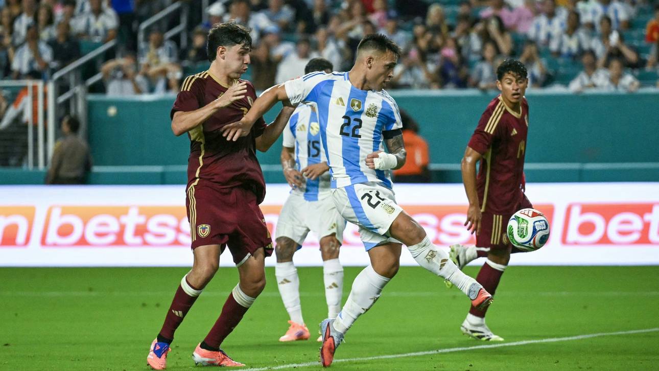 Argentinien ohne Messi mit großer Mühe