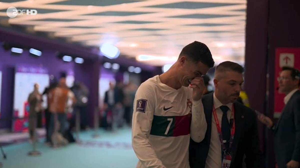Cristiano Ronaldo kamen die Tränen