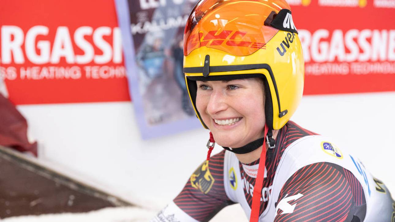 Julia Taubitz schaffte trotz Grippe den Sprung aufs Podest