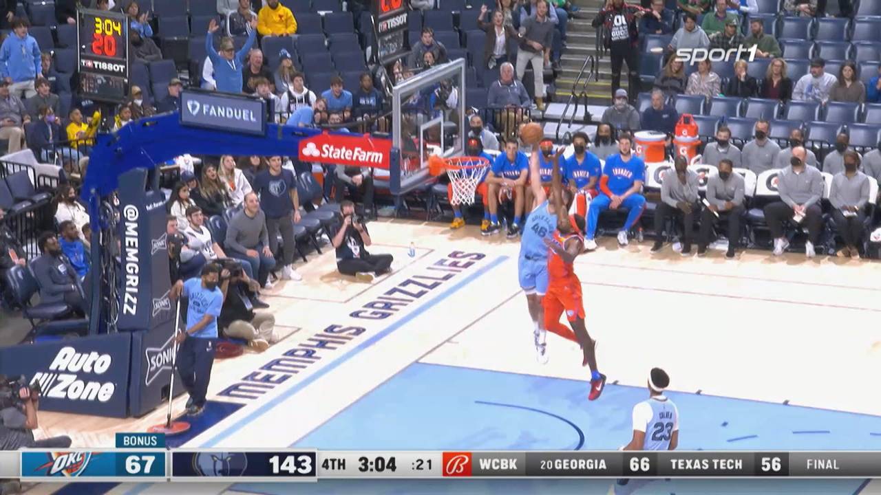 Höchster NBA-Sieg im Video: Memphis-Fans verhöhnen OKC