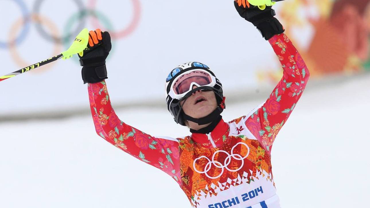 Maria Höfl-Riesch bei Olympia 2014