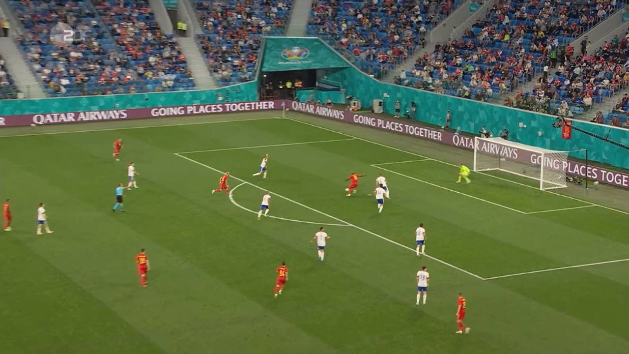 Lukaku mit besonderer Eriksen-Geste