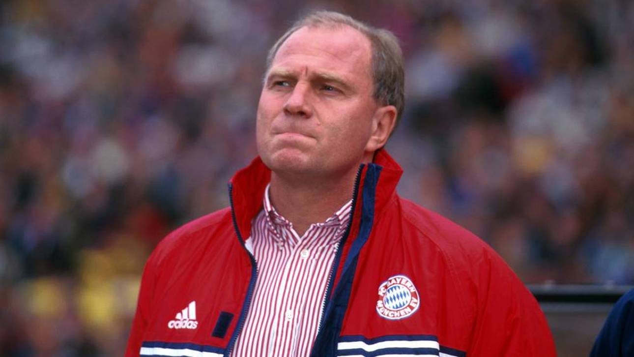Uli Hoeneß beim DFB-Pokal-Finale 1999 